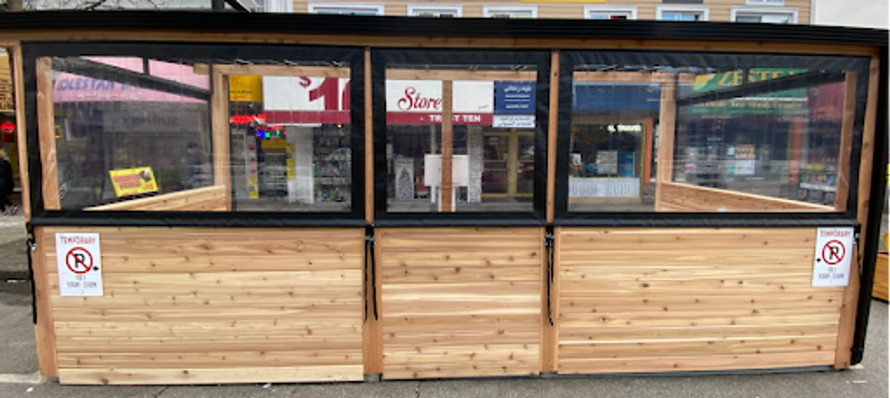 Commercial parklet project